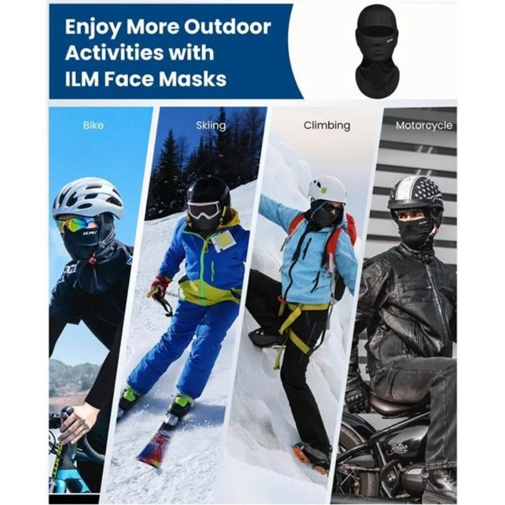 ILM Motorcycle Face Mask Adult Youth for Ski Model